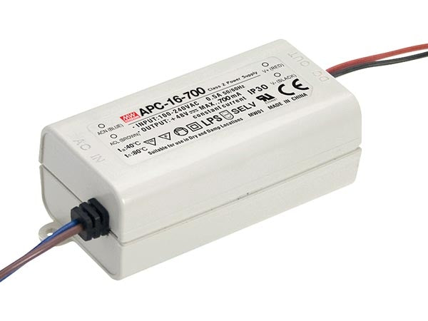 Inbouw Adapter / Voeding 9-24V / 0.7A 16.8W - MeanWell Inbouw Adapter / Voeding 9-24V / 0.7A 16.8W - MeanWell